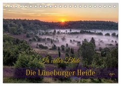 Die Lüneburger Heide - In voller Blüte (Tischkalender 2025 DIN A5 quer), CALVENDO Monatskalender - Calvendo;AkremaFotoArt