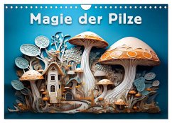 Magie der Pilze (Wandkalender 2025 DIN A4 quer), CALVENDO Monatskalender