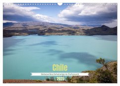 Chile - Südamerikas Geheimtipp im Farbrausch (Wandkalender 2025 DIN A3 quer), CALVENDO Monatskalender - Calvendo;Peters, Andreas