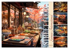 STREET FOOD Genuss International (Wandkalender 2025 DIN A2 quer), CALVENDO Monatskalender