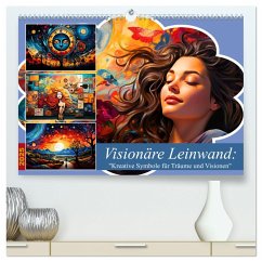 Visionäre Leinwand: Kreative Symbole für Träume und Visionen (hochwertiger Premium Wandkalender 2025 DIN A2 quer), Kunstdruck in Hochglanz