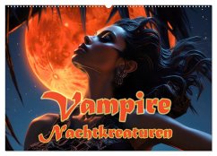 Vampire Nachtkreaturen (Wandkalender 2025 DIN A2 quer), CALVENDO Monatskalender