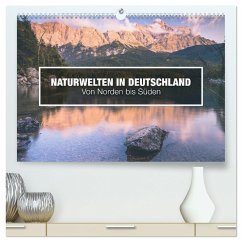 Naturwelten in Deutschland - Von Norden bis Süden (hochwertiger Premium Wandkalender 2025 DIN A2 quer), Kunstdruck in Hochglanz