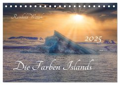 Die Farben Islands (Tischkalender 2025 DIN A5 quer), CALVENDO Monatskalender - Calvendo;Wittich, Reinhold