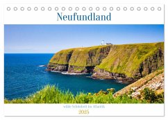 Neufundland - wilde Schönheit im Atlantik (Tischkalender 2025 DIN A5 quer), CALVENDO Monatskalender - Calvendo;Jost, Sabine