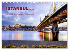 Istanbul - die quirlige Stadt auf zwei Kontinenten (Wandkalender 2025 DIN A3 quer), CALVENDO Monatskalender