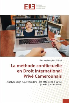 Cover La méthode conflictuelle en Droit International Privé Camerounais