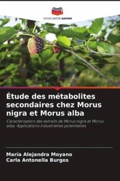 Étude des métabolites secondaires chez Morus nigra et Morus alba - Moyano, María Alejandra;Burgos, Carla Antonella