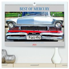 BEST OF MERCURY - US-Straßenkreuzer der 50er Jahre (hochwertiger Premium Wandkalender 2025 DIN A2 quer), Kunstdruck in Hochglanz - Calvendo;Löwis of Menar, Henning von