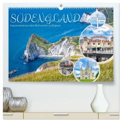 Südengland - Impressionen aus dem Südwesten von England (hochwertiger Premium Wandkalender 2025 DIN A2 quer), Kunstdruck in Hochglanz - Calvendo;Meyer, Dieter