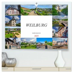 Weilburg Impressionen (hochwertiger Premium Wandkalender 2025 DIN A2 quer), Kunstdruck in Hochglanz