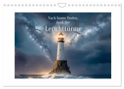Nach Hause finden, die Leuchttürme (Wandkalender 2025 DIN A4 quer), CALVENDO Monatskalender - Calvendo;rosin, Dirk