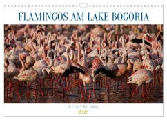 Flamingos am Lake Bogoria - Kenia (Wandkalender 2025 DIN A3 quer), CALVENDO Monatskalender