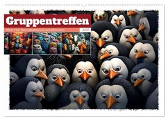 Gruppentreffen (Wandkalender 2025 DIN A2 quer), CALVENDO Monatskalender