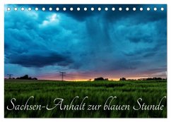 Sachsen-Anhalt zur blauen Stunde (Tischkalender 2025 DIN A5 quer), CALVENDO Monatskalender - Calvendo;Graf, Uwe