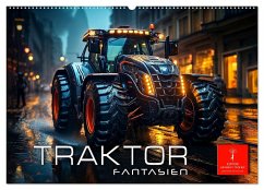 Traktor Fantasien (Wandkalender 2025 DIN A2 quer), CALVENDO Monatskalender
