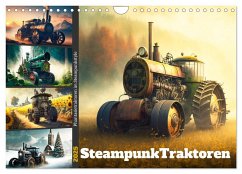 Steampunktraktoren (Wandkalender 2025 DIN A4 quer), CALVENDO Monatskalender
