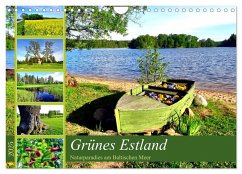Grünes Estland - Naturparadies am Baltischen Meer (Wandkalender 2025 DIN A4 quer), CALVENDO Monatskalender - Calvendo;Löwis of Menar, Henning von