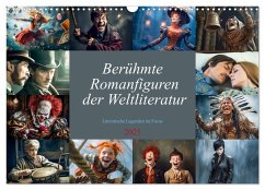 Berühmte Romanfiguren der Weltliteratur (Wandkalender 2025 DIN A3 quer), CALVENDO Monatskalender - Calvendo;Meutzner, Dirk