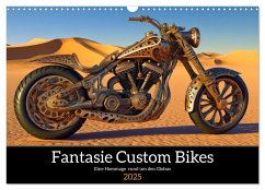 Fantasie Custom Bikes - Eine Hommage rund um den Globus (Wandkalender 2025 DIN A3 quer), CALVENDO Monatskalender
