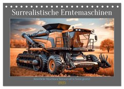 Surrealistische Erntemaschinen (Tischkalender 2025 DIN A5 quer), CALVENDO Monatskalender