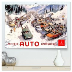 Mit dem Auto unterwegs (hochwertiger Premium Wandkalender 2025 DIN A2 quer), Kunstdruck in Hochglanz - Calvendo;Roder, Peter