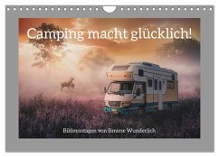 Camping macht glücklich! (Wandkalender 2025 DIN A4 quer), CALVENDO Monatskalender