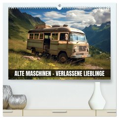 Alte Maschinen - verlassene Lieblinge (hochwertiger Premium Wandkalender 2025 DIN A2 quer), Kunstdruck in Hochglanz - Calvendo;Thoermer, Val