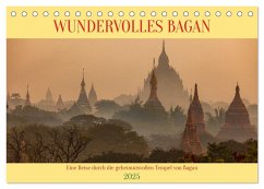 WUNDERVOLLES BAGAN (Tischkalender 2025 DIN A5 quer), CALVENDO Monatskalender - Calvendo;Brack, Roland