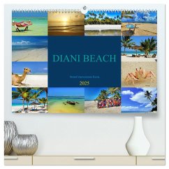 DIANI BEACH Strand Impressionen Kenia (hochwertiger Premium Wandkalender 2025 DIN A2 quer), Kunstdruck in Hochglanz