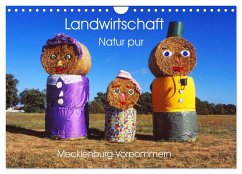 Landwirtschaft Natur pur Mecklenburg-Vorpommern (Wandkalender 2025 DIN A4 quer), CALVENDO Monatskalender - Calvendo;Balzerek, Reinhard