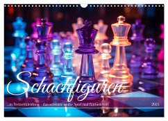Schachfiguren in Freizeitkleidung (Wandkalender 2025 DIN A3 quer), CALVENDO Monatskalender - Calvendo;Waurick, Kerstin