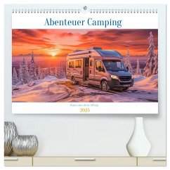 Abenteuer Camping (hochwertiger Premium Wandkalender 2025 DIN A2 quer), Kunstdruck in Hochglanz