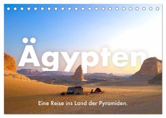 Ägypten - Eine Reise ins Land der Pyramiden. (Tischkalender 2025 DIN A5 quer), CALVENDO Monatskalender