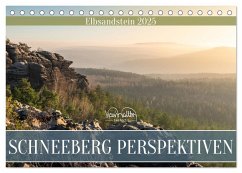 Schneeberg Perspektiven - Elbsandstein (Tischkalender 2025 DIN A5 quer), CALVENDO Monatskalender