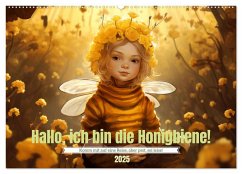 Hallo! Ich bin die Honigbiene (Wandkalender 2025 DIN A2 quer), CALVENDO Monatskalender - Calvendo;Tapper, Daniela