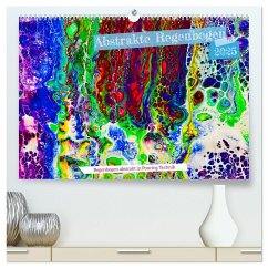 Abstrakte Regenbogen (hochwertiger Premium Wandkalender 2025 DIN A2 quer), Kunstdruck in Hochglanz