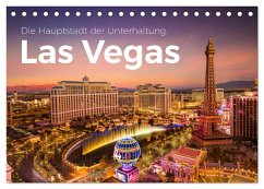 Las Vegas - Die Hauptstadt der Unterhaltung. (Tischkalender 2025 DIN A5 quer), CALVENDO Monatskalender - Calvendo;Scott, M.