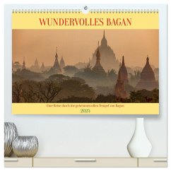 WUNDERVOLLES BAGAN (hochwertiger Premium Wandkalender 2025 DIN A2 quer), Kunstdruck in Hochglanz - Calvendo;Brack, Roland