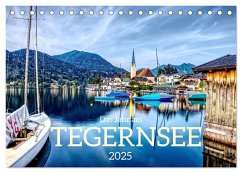 Das Jahr am Tegernsee (Tischkalender 2025 DIN A5 quer), CALVENDO Monatskalender