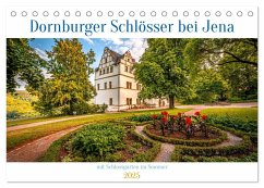 Dornburger Schlösser bei Jena (Tischkalender 2025 DIN A5 quer), CALVENDO Monatskalender