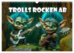 Trolls rocken ab (Wandkalender 2025 DIN A3 quer), CALVENDO Monatskalender