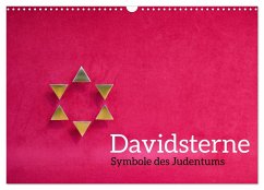 Davidsterne als Symbole des Judentums (Wandkalender 2025 DIN A3 quer), CALVENDO Monatskalender