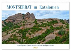 MONTSERRAT in Katalonien (Wandkalender 2025 DIN A2 quer), CALVENDO Monatskalender