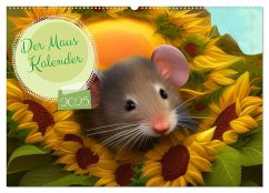 Der Maus Kalender (Wandkalender 2025 DIN A2 quer), CALVENDO Monatskalender