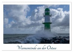 Warnemünde an der Ostsee (Wandkalender 2025 DIN A2 quer), CALVENDO Monatskalender