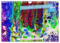 Abstrakte Regenbogen (Wandkalender 2025 DIN A4 quer), CALVENDO Monatskalender