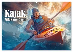 Kayak Wildwasser Sport (Wandkalender 2025 DIN A2 quer), CALVENDO Monatskalender - Calvendo;Brunner-Klaus, Liselotte