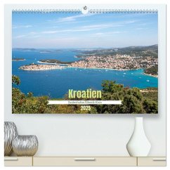 Kroatien - Zauberhaftes ¿ibenik-Knin (hochwertiger Premium Wandkalender 2025 DIN A2 quer), Kunstdruck in Hochglanz