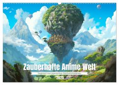 Zauberhafte Anime Welt (Wandkalender 2025 DIN A2 quer), CALVENDO Monatskalender